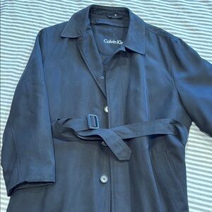 Calvin Klein Black Trench Coat